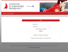 Tablet Screenshot of elearning.fham.de
